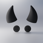 Corna da diavolo nere - Small