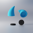 Blue devil horns - Small