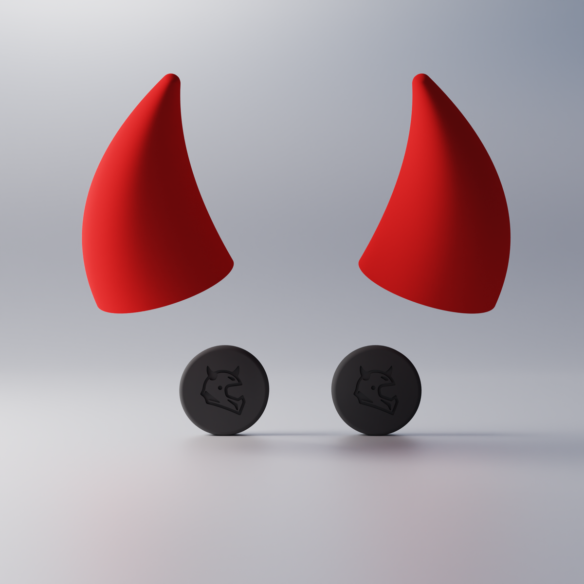 Red devil horns - Small