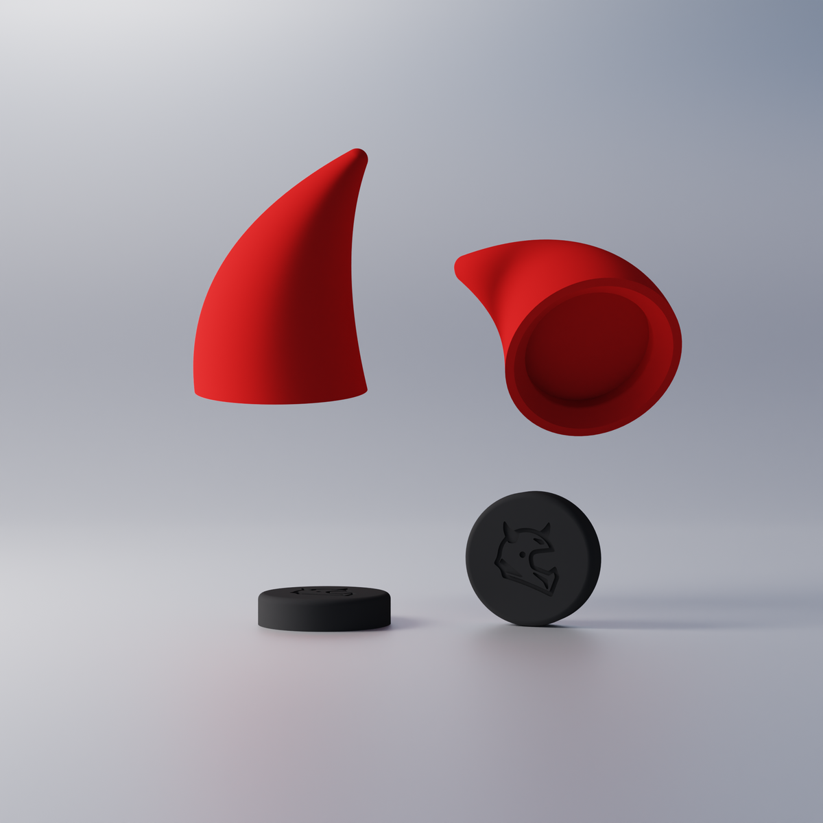 Red devil horns - Small